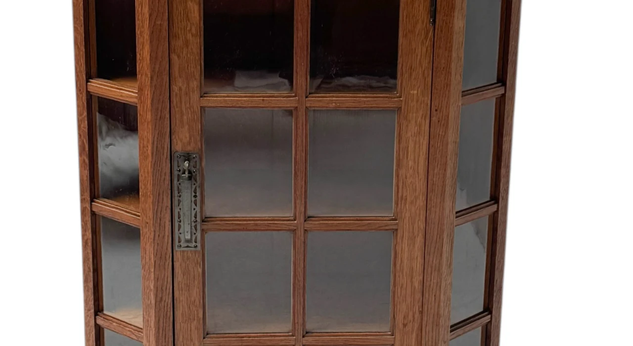 Art Nouveau One-Door Cabinet by H.F. Jansen & Zonen Amsterdam, 1900s